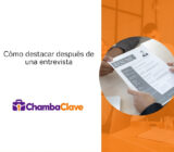 Cómo causar una buena impresión después de una entrevista de trabajo