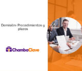 Demisión: Procedimientos y plazos