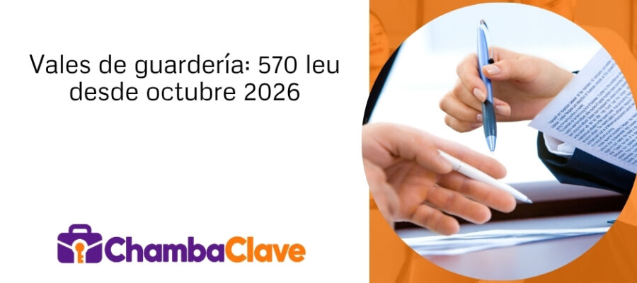 El valor de los vales de guardería aumentará a 570 leu a partir de octubre de 2026.