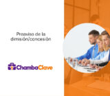 Preaviso de la dimisión/concesión