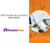 ¿Qué formato de currículum debes elegir?
